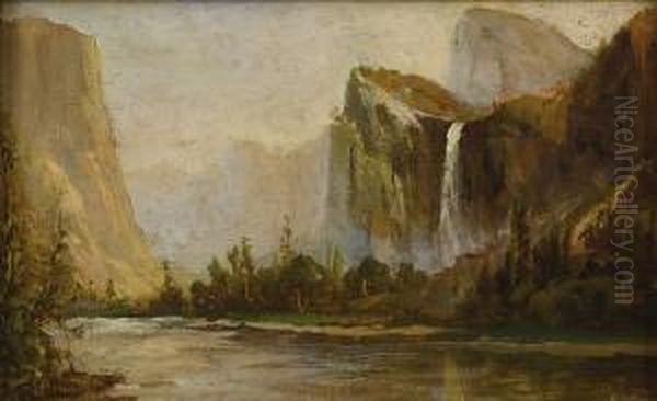 Yosemite Oil Painting by Thomas Hill