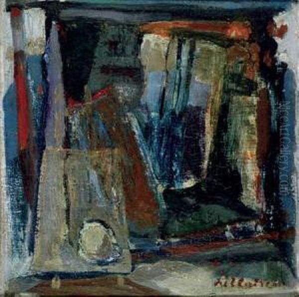 Composition Oil Painting by Georges Hillaireau