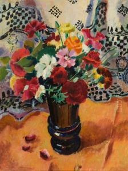 Floral Still Life Oil Painting by Laura Coombs Hills