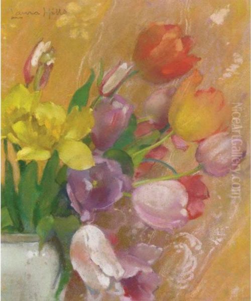 Tulips Oil Painting by Laura Coombs Hills