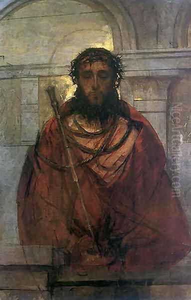 Ecce Homo Oil Painting by Adam Chmielowski