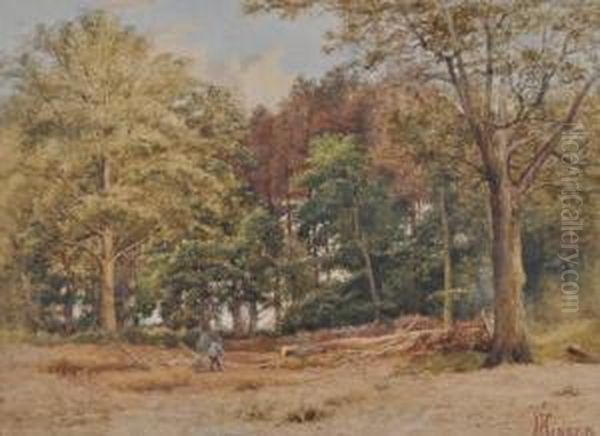 Barnswood Nearbexley Oil Painting by Fred Hines