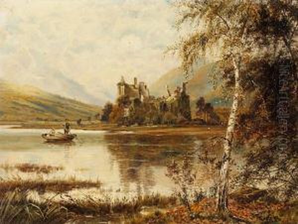 Kilchurn Castle, Loch Awe Oil Painting by Theodore Hines