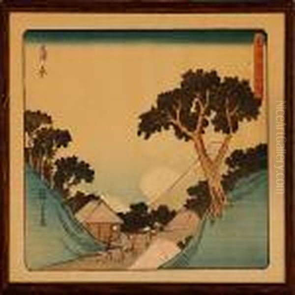 Various Stations Of Tokaido by Tokubei Iii Hiroshigeando