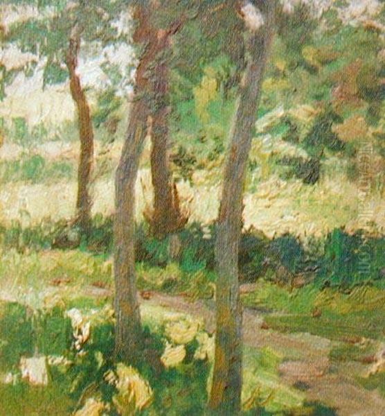 Pejzaz Oil Painting by Samuel Hirszenberg