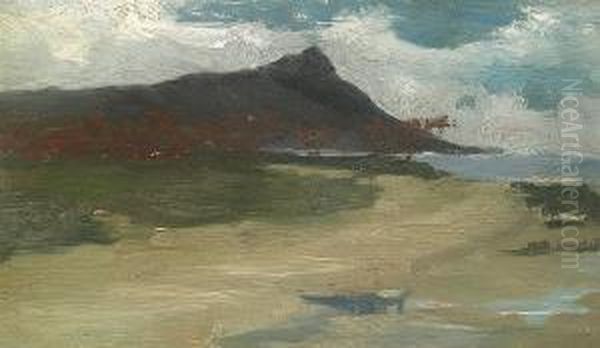 Diamond Head, Oahu Oil Painting by David Howard Hitchcock