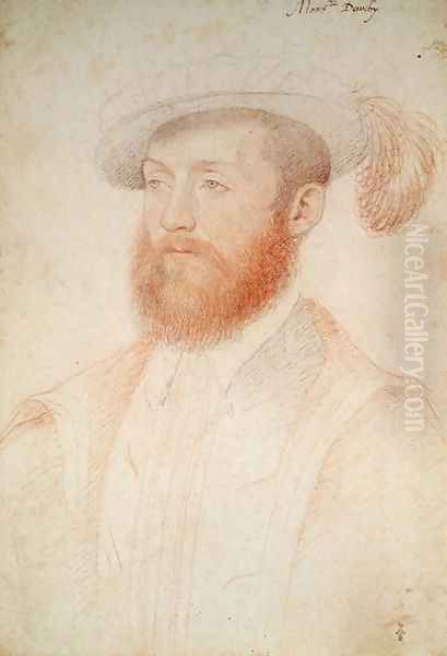 Eustache de Conflans (c.1525-p.1574) Baron d'Auchy, c.1546 Oil Painting by (studio of) Clouet