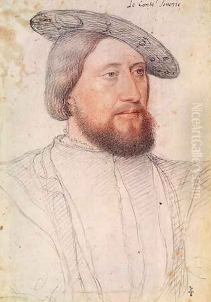 Francois du Bellay (1511-c.1540) c.1540 Oil Painting by (studio of) Clouet