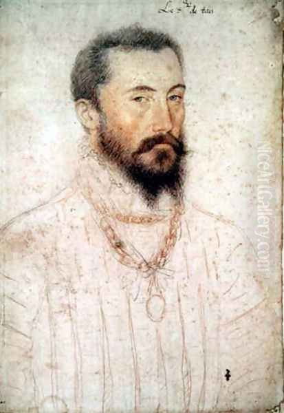 Jean, seigneur de Thiais (1510-53), c.1550 Oil Painting by (studio of) Clouet