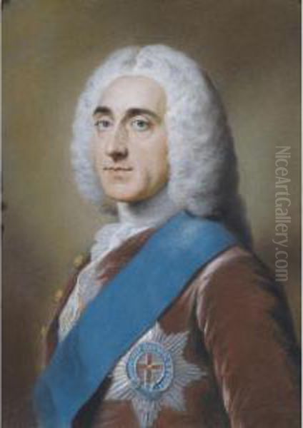 Portrait Of Philip Stanhope Oil Painting by Hoare, William, of Bath