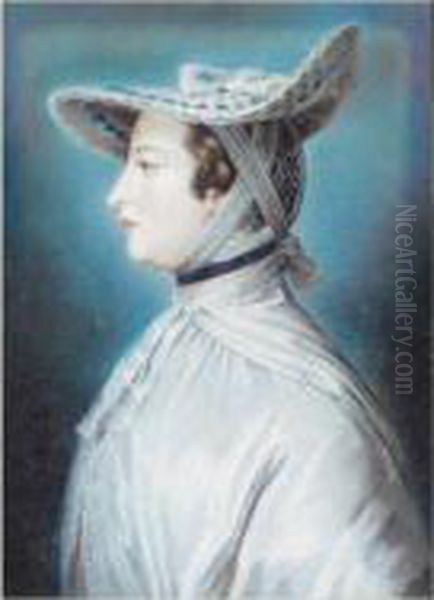 Portrait Of A Lady Oil Painting by Hoare, William, of Bath