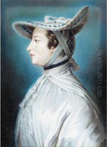 Portrait Of A Lady Oil Painting by Hoare, William, of Bath