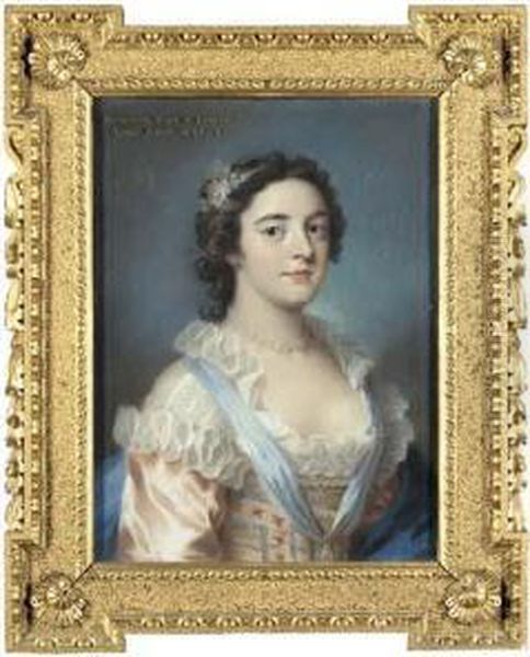 Portrait Of Henrietta, Countess Of Abergavenny Oil Painting by Hoare, William, of Bath