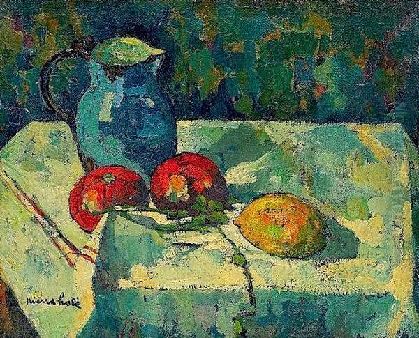 Nature Morte Cezannienne Oil Painting by Pierre Hode