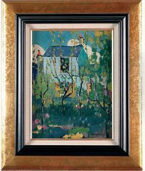 la Maison Bleue Oil Painting by Pierre Hode