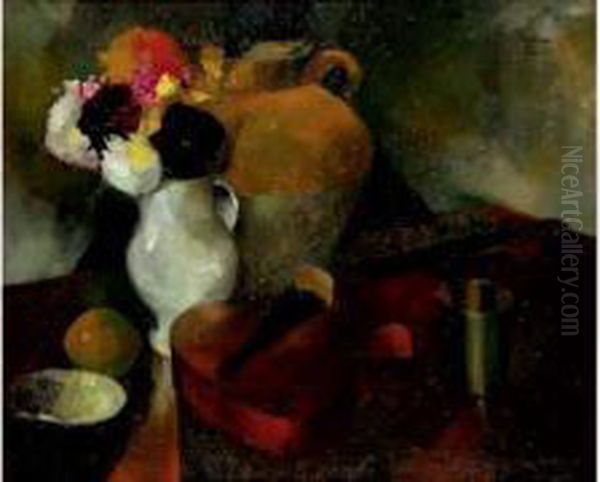 Nature Morte Au Violon Oil Painting by Pierre Hode