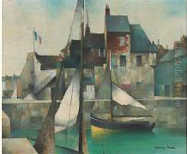 La Lieutenance A Honfleur Oil Painting by Pierre Hode