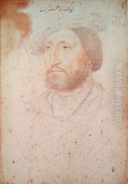 Louis of Cleves (1495-1545) Comte de Nevers, 1534 Oil Painting by (studio of) Clouet