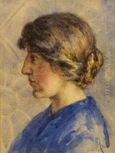 Portrait Of May Kenyon Oil Painting by Frances Mary Hodgkins