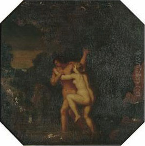 Hermaphroditus And Salmacis Oil Painting by Gerard Hoet