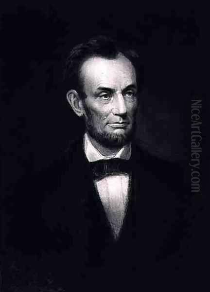 Abraham Lincoln, 16th President of the United States of America, 1864 Oil Painting by Francis Bicknell Carpenter