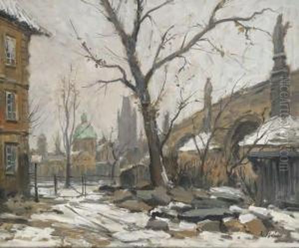 A Prague Motif by Karel Holan