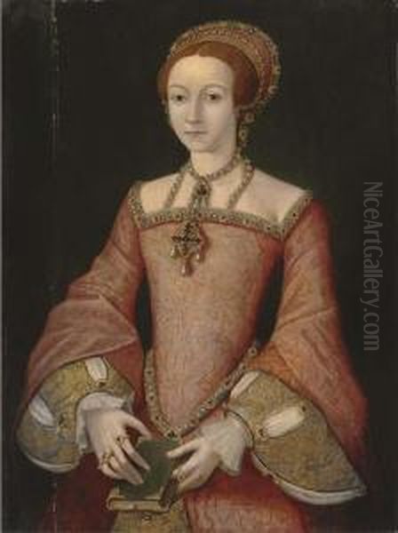 Portrait Of Elizabeth When A Princess Oil Painting by Hans Holbein the Younger