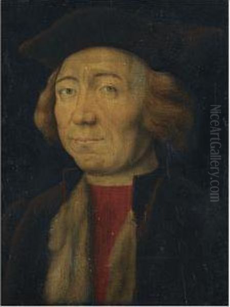 Portrait Of A Gentleman Oil Painting by Hans Holbein the Younger