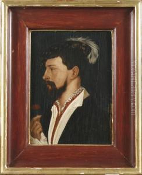 Portrait Des Sir Simon George Of Cornwall Oil Painting by Hans Holbein the Younger