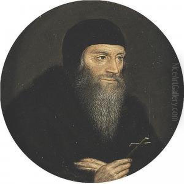 Portrait Of A Monk Oil Painting by Hans Holbein the Younger