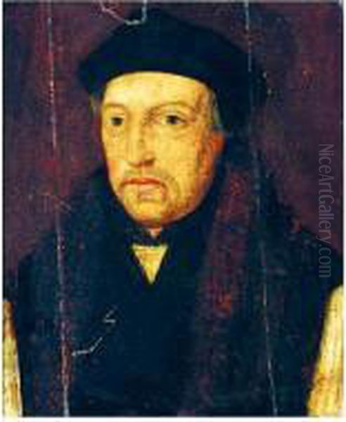 Portrait Of Thomas Cranmer Oil Painting by Hans Holbein the Younger