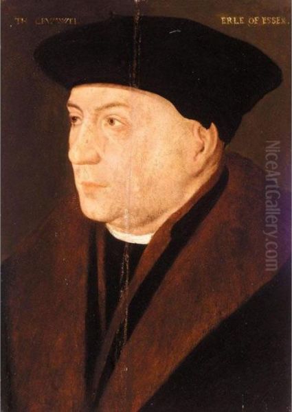 Portrait Of Thomas Cromwell, 1st Earl Of Essex (1485-1540) Oil Painting by Hans Holbein the Younger