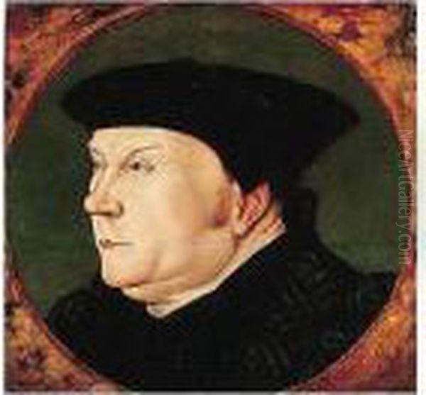 Portrait Of Thomas Cromwell, 1st Earl Of Essex (1485?-1540) Oil Painting by Hans Holbein the Younger