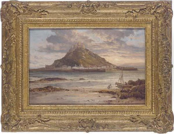 St Michael's Mount Oil Painting by Edward Henry Holder