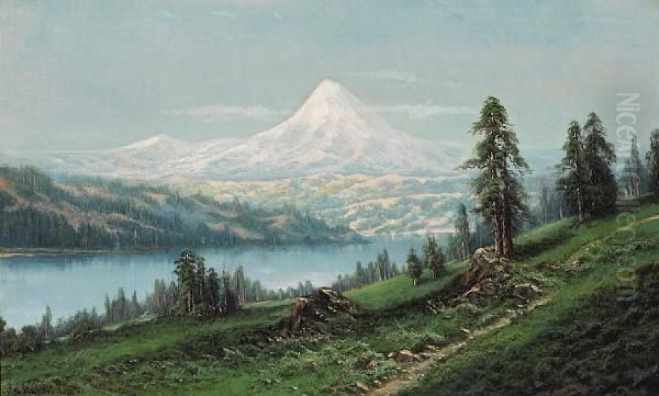 Mount Hood, Oregon Oil Painting by Ramsome Gillet Holdredge