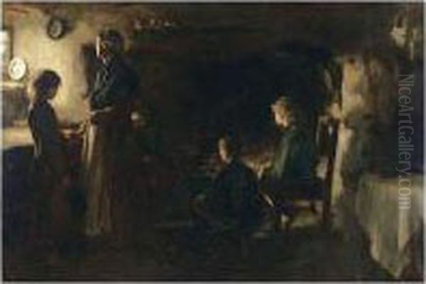 No Tidings Oil Painting by Frank Holl