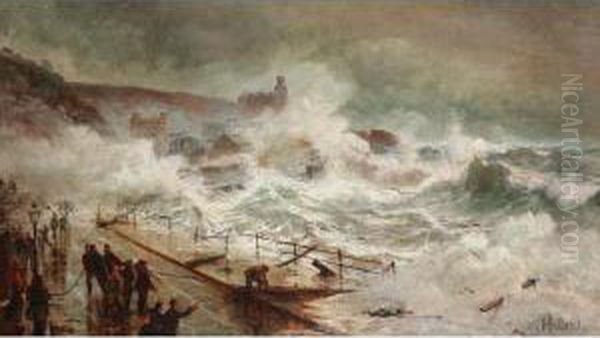 The Rescue Oil Painting by John Ii Holland