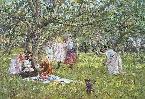 The Picnic Oil Painting by James Charles