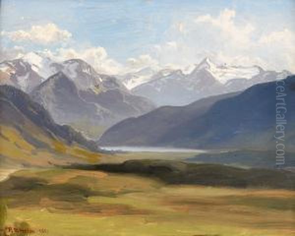 Fjallandskap - Lappland Oil Painting by Per Daniel Holm