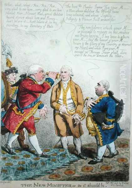 The New Minister or As it Should Be, published February 1806 Oil Painting by William Charles