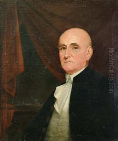 Portrait, Bust Length, Of George Baker Esq. Of Madras Oil Painting by Robert Home