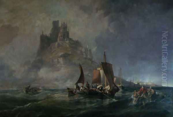 St.Michael's Mount Oil Painting by George Chambers