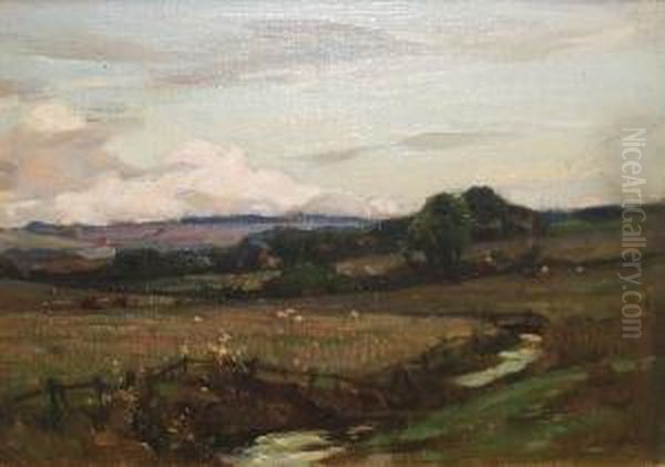 East Lothian Oil Painting by Robert Hope