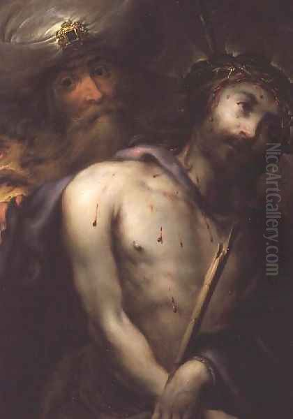 Ecce Homo Oil Painting by Jan Cossiers