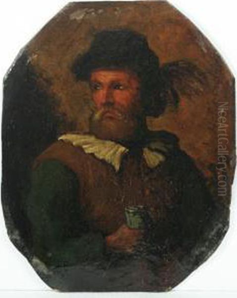 Portrait Eines Niederlandischen Burgers Oil Painting by Peter Jacob Horemans