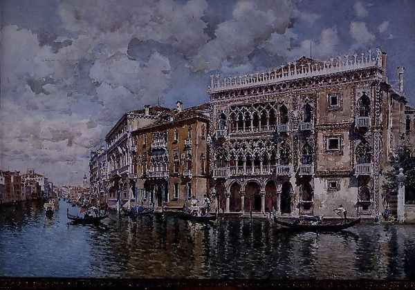 The Ca' d'Oro, Venice Oil Painting by Federico del Campo