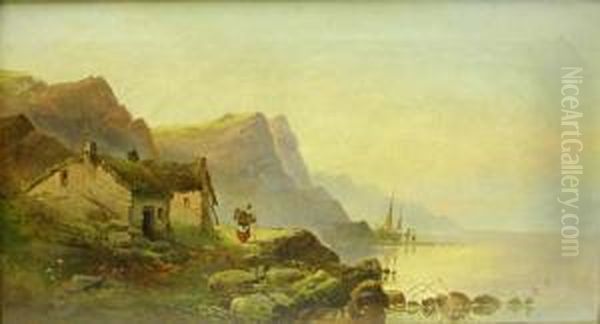 The Scottish Coast Oil Painting by Joseph Horlor