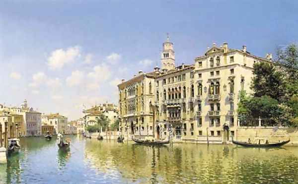 The Grand Canal, Venice Oil Painting by Federico del Campo