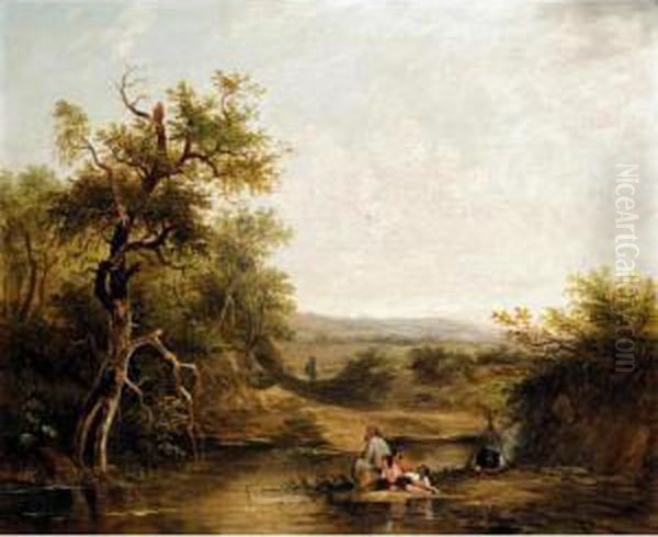 River Scenes Oil Painting by Joseph Horlor