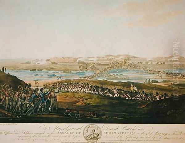 The Capture of Seringapatam in 1799, 1801 Oil Painting by Antoine Cardon